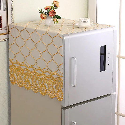 Refrigerator Cover Cloth Dust Cover Single Door Refrigerator Cover Cloth Towel Pvc Simple Waterproof Washing Machine Cover