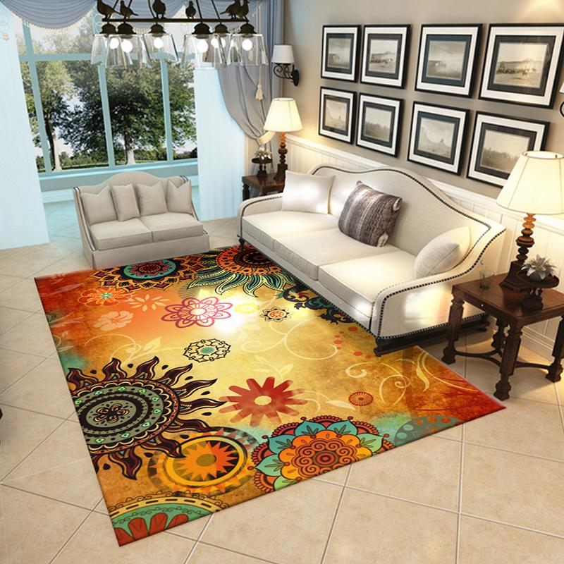 Carpets for Living Room European Abstract Art Ink Painting Pattern Carpet Sofa Coffee Table Mat
