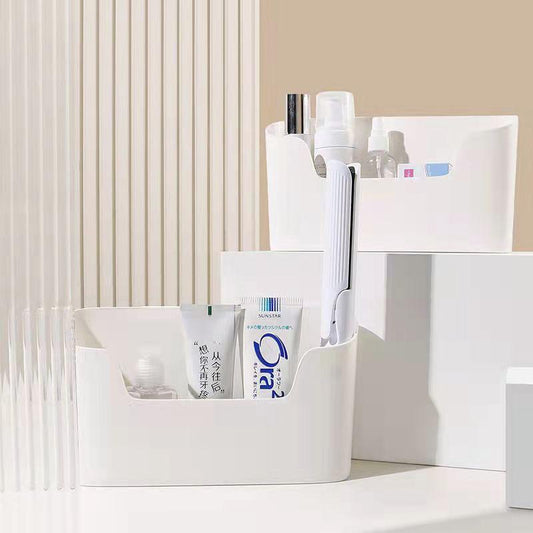 Multifunctional Hanging Rack Bathroom Cosmetics Sundry Sorting Box Cabinet Door Storage Kitchen Receiver Paste Wall Hanging Toiletry Storage Box
