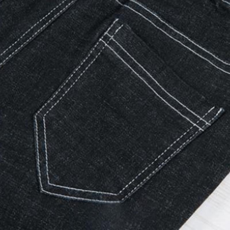 Spring and Autumn Stretch Jeans Women's Trousers Mom Casual Pants High Waist Trousers Foot Pants