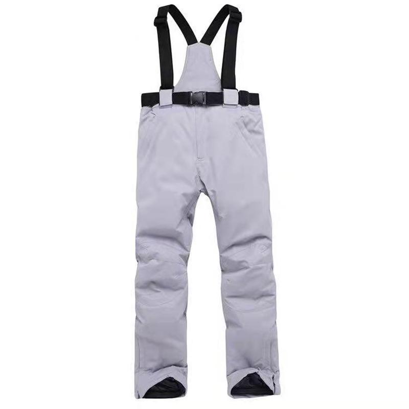 Men's and Women's Snowboard and Ski Pants Outdoor Windproof and Waterproof Detachable Overalls Winter Thick Warm Cotton Trousers
