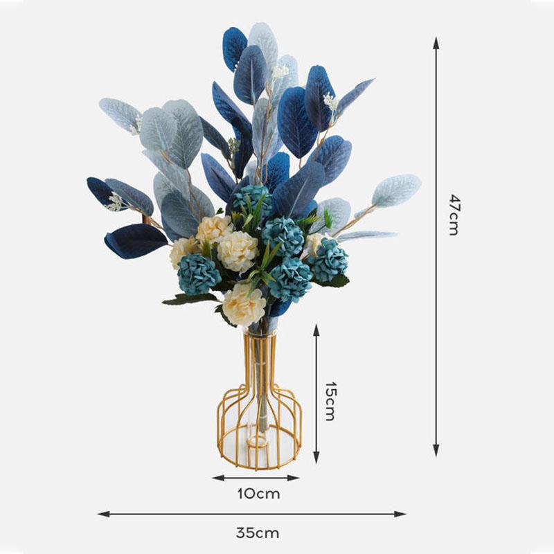Fake Flower Simulation Bouquet Decoration Decorative Floral Decoration High-end Living Room Eucalyptus Table Flower Display