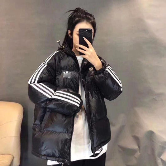 Down Padded Jacket Women Autumn and Winter Padded Jacket Loose Thick Padded Jacket