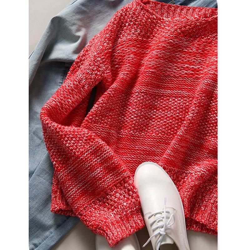 Autumn and Winter Loose Bottoming Shirt Fashion Simple Top European and American Style Young Women's Sweater