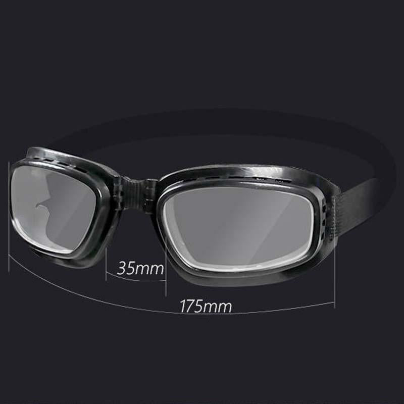 Folding Protection Goggles HD Dustproof Windproof Sand Mask Riding Windproof SafetyAdjustable Elastic Band