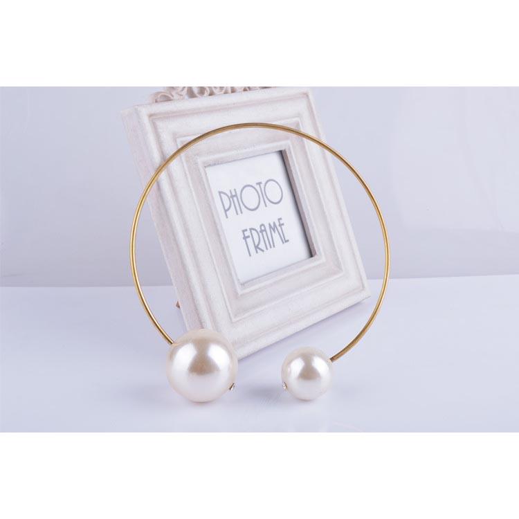 Fashion Show Size Pearl Short Money Circle Personalized Fashion Necklace Exaggerated Item Female