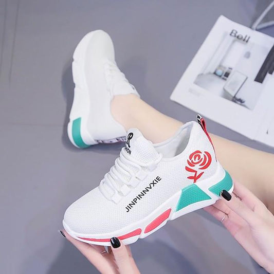 Women's Clearance Shoes Sports Students Korean Fashion Shoes Versatile Breathable Running Women's Shoes