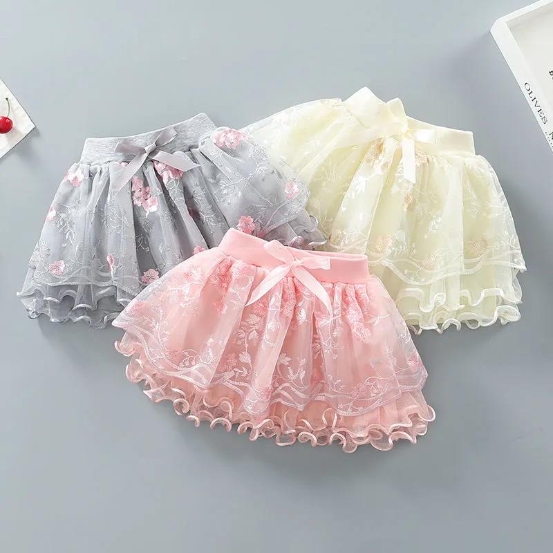 Girl Short Skirt Children's Skirt Spring and Autumn Princess Yarn Summer Dress