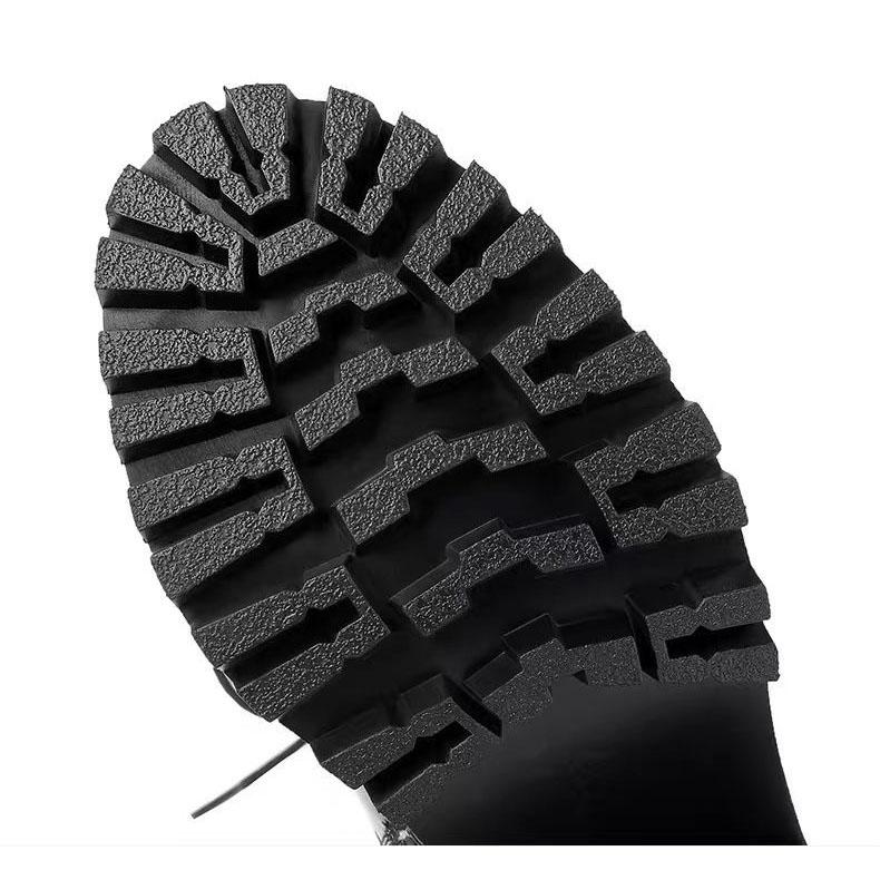 Autumn and Winter Martin Boots Women British Style Rivet Boots Motorcycle Boots Military Boots Plus Velvet Warm Snow Boots Winter Boots
