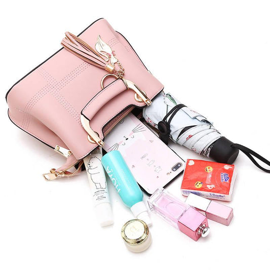 5 Colors Women Travel Leisure Bag Multifunction Crossbody Shoulder Bag Genuine Leather Hand Bag