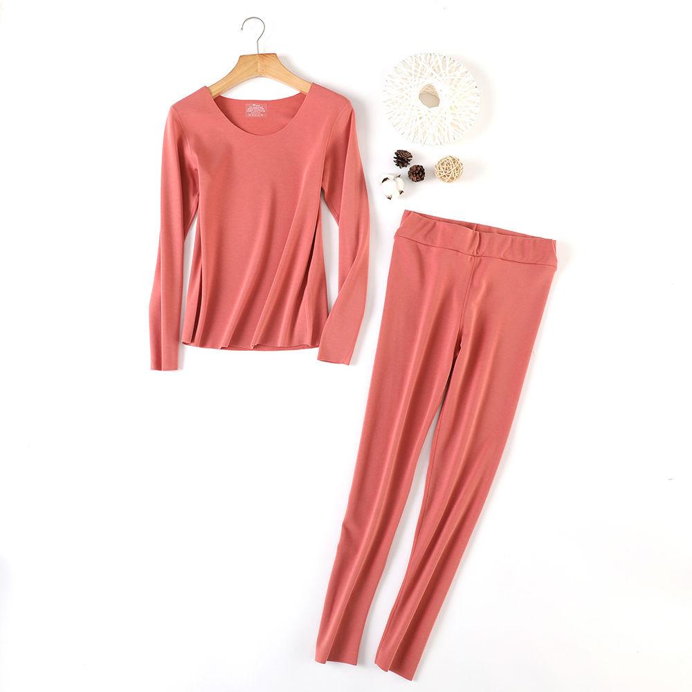 Thermal Underwear Women Seamless Self-heating Women's Autumn Clothes Long Trousers Dejia Velvet Thickening Tights Suit Winter