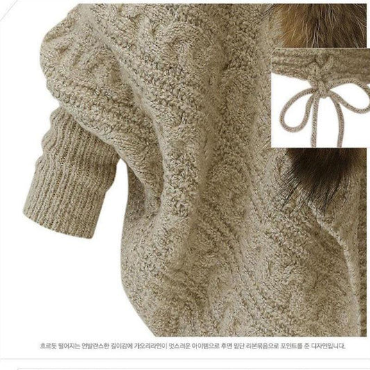 Autumn and Winter Plus Size Sweater Long Sleeve Loose Stand Collar Jacket Cardigan Bat Sleeve Youth Female Top