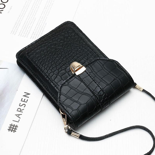 Summer Mobile Phone Female Bag Single Room Messenger Bag Hanging Neck Vertical Casual Versatile Mini Convenient Sweet Bag