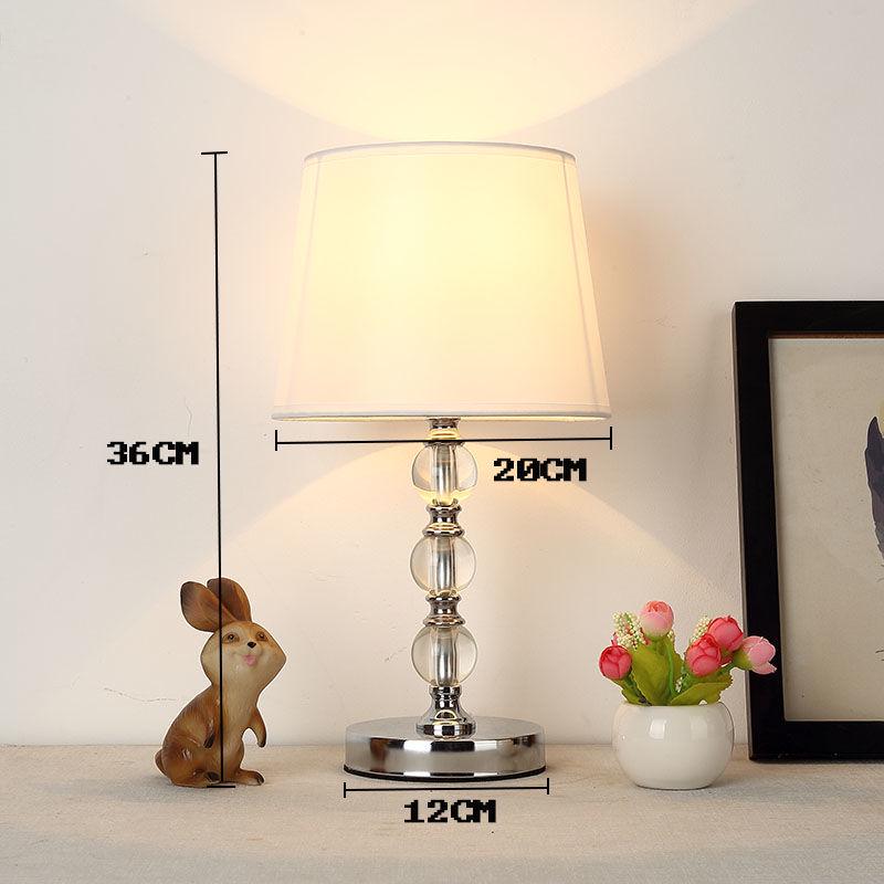 LED Desk Lamp with E27 Bulb Modern Bedside Lamp Table Lamps for Bedroom Living Room Lighting Light