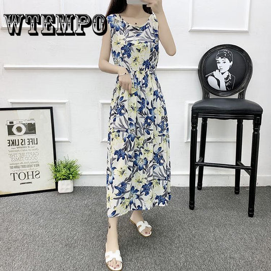 Brand Dress Women Sexy Sleeveless Beachwear Mini Dress