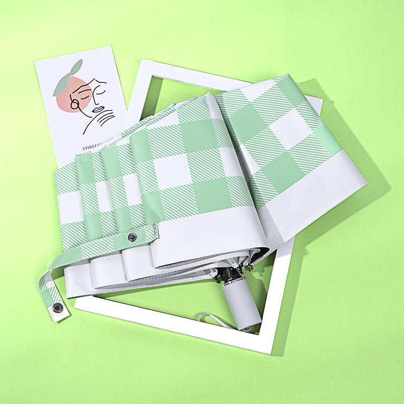 Sunny Umbrella Dual-use Retro Literary Lattice Sunshade Sunscreen UV Protection Sun Umbrella