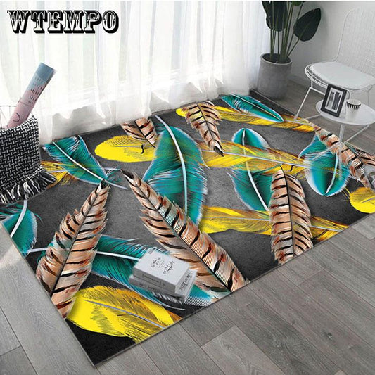 Fashion Geometric Hallway Living Room Bedroom Decorative Carpet Yoga Play Mat