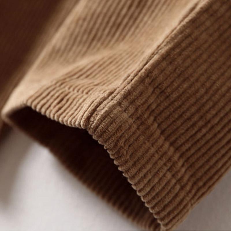 Plus Fleece Pants Autumn and Winter Women's Pants Thickened Corduroy Women's Casual Pants Loose Korean Harem Pants Old Pants