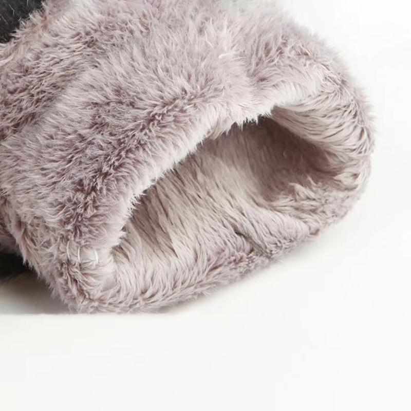 Women's Leather Gloves Plus Velvet Thick Warm Gloves Can Touch Screen Outdoor Biking Winter Leather Gloves