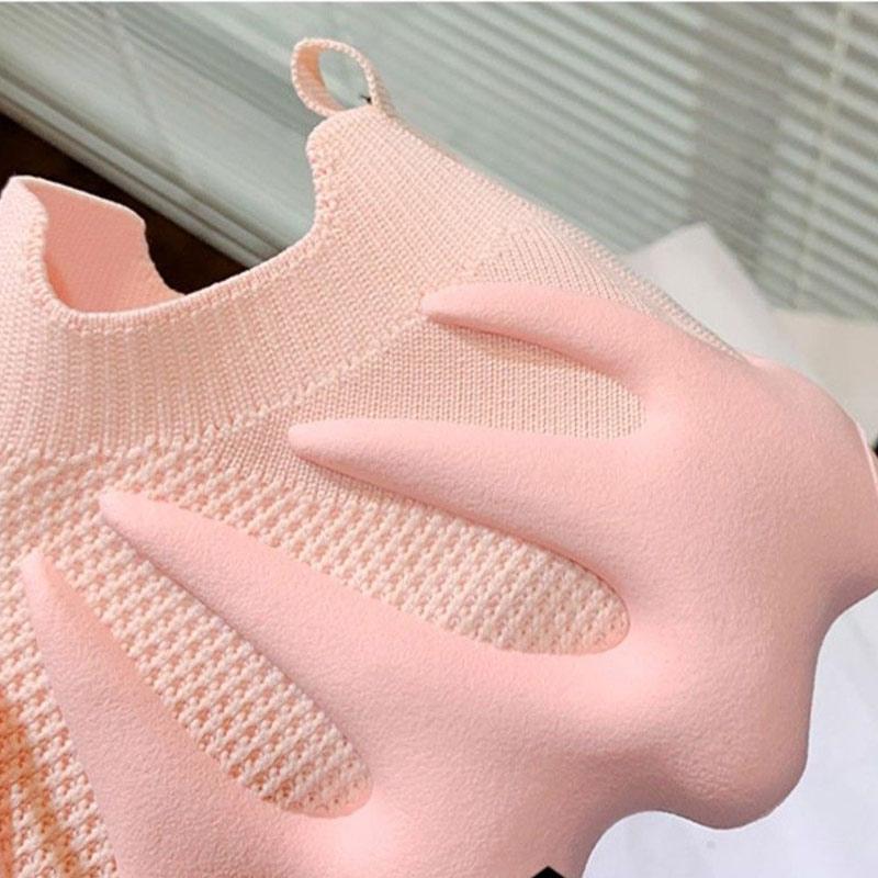 Ladies Casual Sneakers Summer All-match Thick Bottom Breathable Running Shoes
