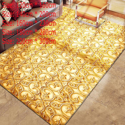 3D Flower Feature Printing Carpet Hallway Doormat Anti - Slip Carpet Absorb Creative Europe Kitchen Mat/Rug