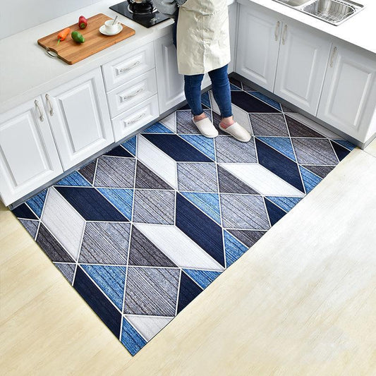 Kitchen Door Mat Door Anti-slip Mat Waterproof and Oil-proof Carpet Household Dirt-resistant Absorbent Foot Pad