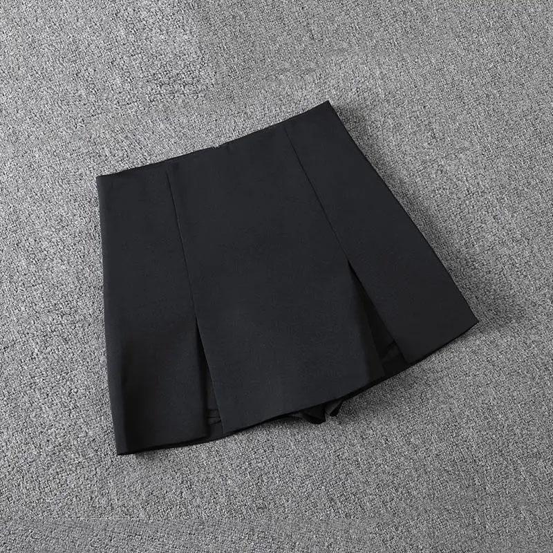Women Skirts Female Large Size Casual A-line Mini Skirt Summer Solid Color Slim Skirts High Waist All-match Skirt