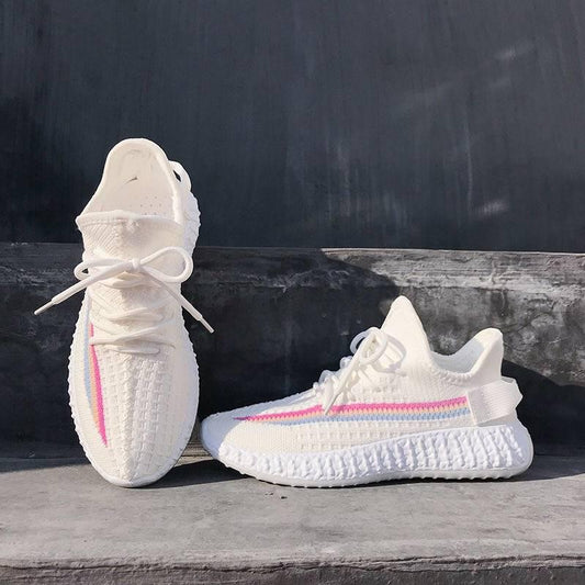 Chameleon Coconut Shoes Women's Sports Summer Breathable Ins Tide Baby Breath White Running Shoes