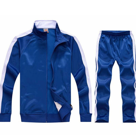 Football Uniforms All-match Daily Men's Suits Multicolor Long-sleeved Game Training Sportswear Golden Velvet Jacket Jersey Set