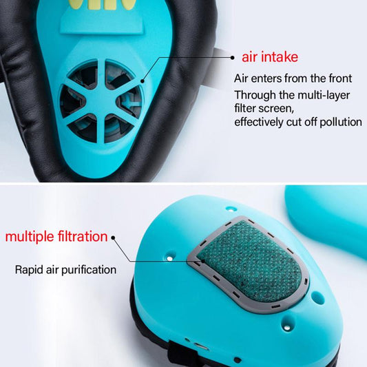 Electric Face Mask Respirator Anti Dust electric mask with filter for Adult and children over 12 years old