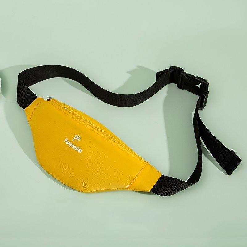 Men's and Women's Canvas Mobile Phone Pockets Outdoor Riding Diagonal Bag Multi-functional Running Mobile Phone Bag