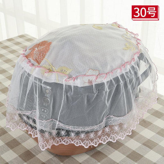 Cloth Household Rice Cooker Cover Cloth Multi-purpose Cover Cloth Lace Round Rice Cooker Dust Cover Cloth Dust Protection Cover