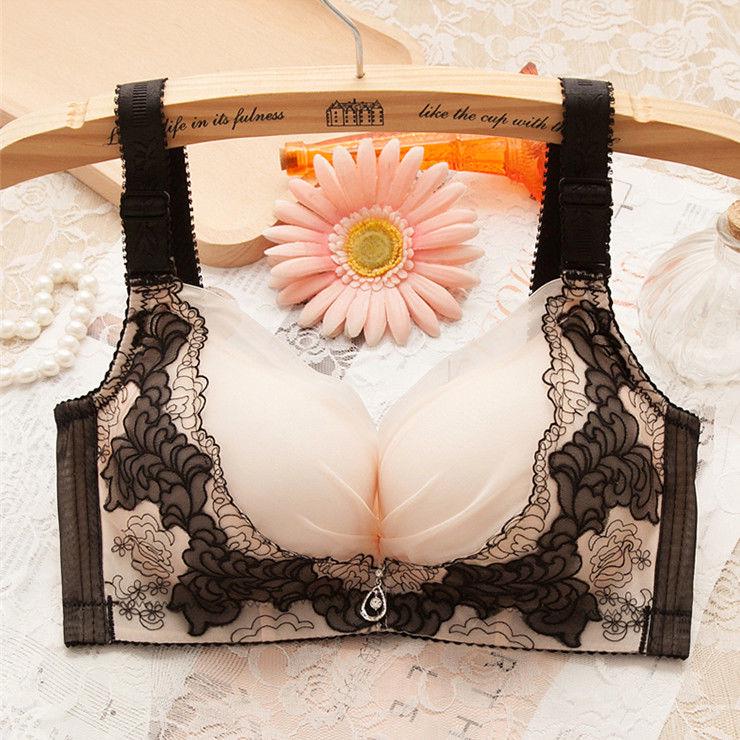 Women's Bras Underwear Women Push Up Seamless Underwire Bra Gather Adjustable Girls Lingerie Bra