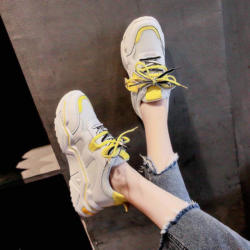 Women Shoes Fashion Chunky Sneakers Women Vulcanized Shoes Sneakers Platform Dad Shoes