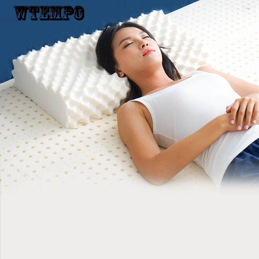 Comfortable massage pillow Thai latex pillow natural rubber pillow cervical pillow adult