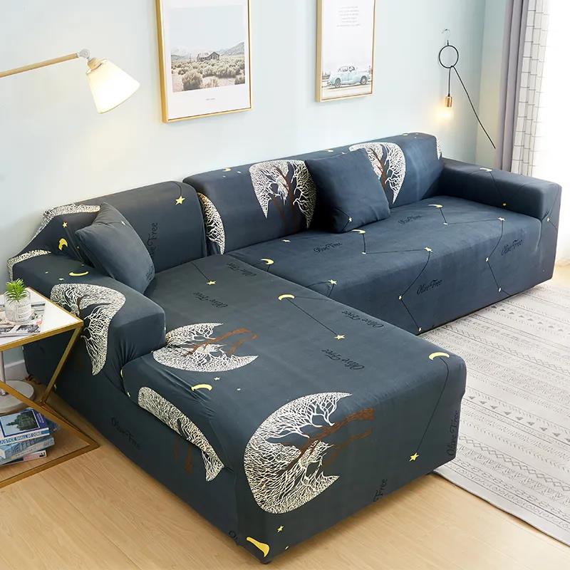 Seater Stretch Sofa Cover Sofa Protection Cover Soft And Machine Washable Multi-Color Optional Living Room Sofa Cover L-Shaped Armchair Cover