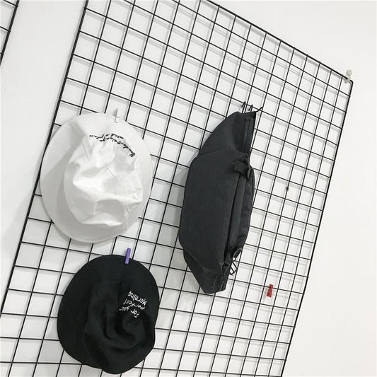 Chest Bag Men Black Large Capacity Multi-pocket Oxford Shoulder Bag Outdoor Sports Bag Backpack