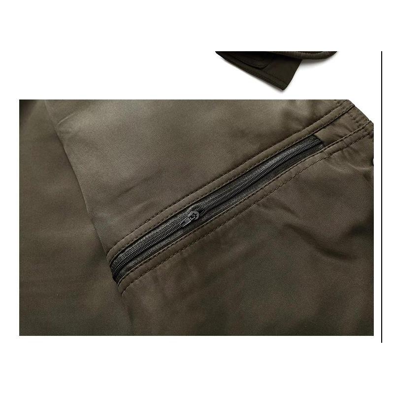 Spring, Summer and Autumn Middle-aged and Elderly Men's Vests Wear Multi-pocket Fishing Photography Casual Vests on Both Sides