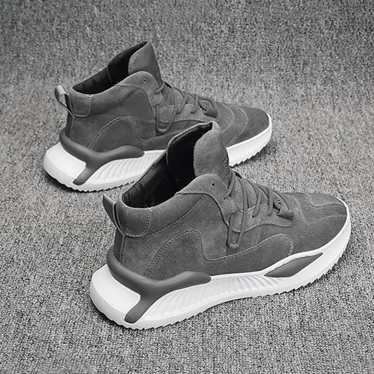 Men's High Top Sneakers Casual Running Shoes Korean Style Trendy All-match I Shoes