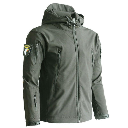 Cold-proof Jacket and Jacket Men's Winter Three-in-one Soft Shell Clothing Windproof and Waterproof Mountaineering Clothing Ski Cycling Clothing