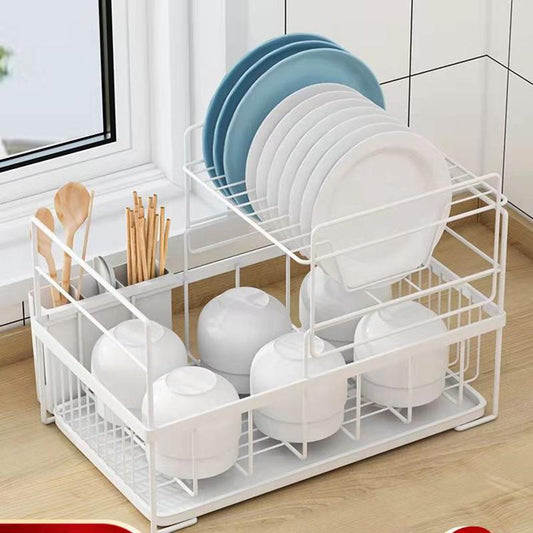 Draining Dish Rack Kitchen Shelf Multi-function Spice Rack For Cupboards Household Organizers Put Dishes And Chopsticks Storage Rack Towel Rank
