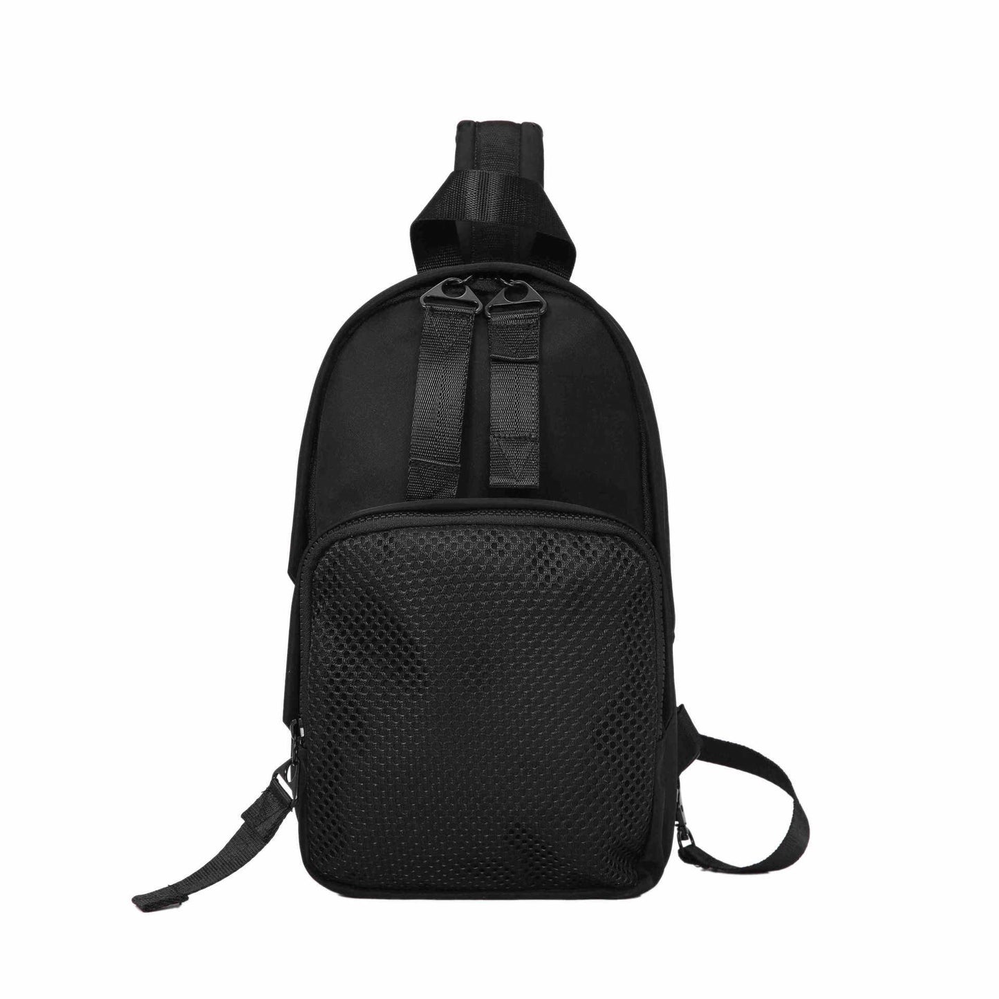 Chest Bag Men Oxford Cloth Mesh Large Capacity Messenger Bag Outdoor Sports Fitness Shoulder Bag