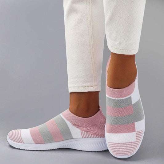 Women Sneakers Vulcanized Shoes Sock Sneakers Women Summer Slip On Flat Shoes Women Loafers Casual Socks Shoes
