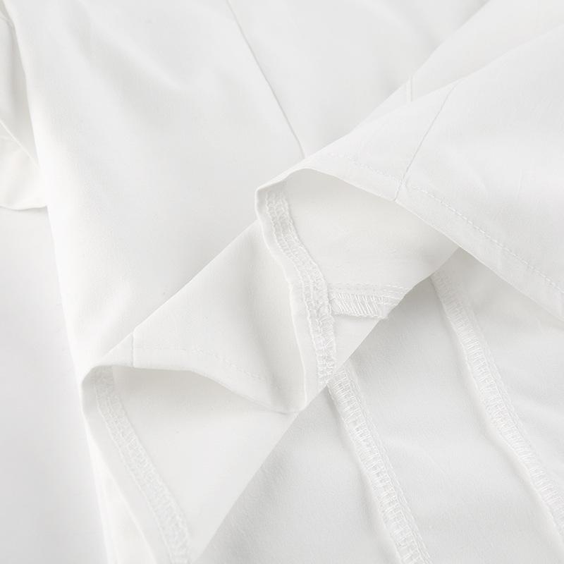 Women's Short Sleeve Shirt + Tie Corset Crop Top Button Turn Down Collar Short Sleeve T Shirt Women Korena Tshirt Summer Retro Harajuku