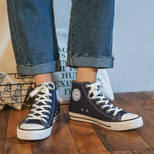 High-top shoes men's canvas shoes board shoes spring men's shoes wild shoes men's casual sports