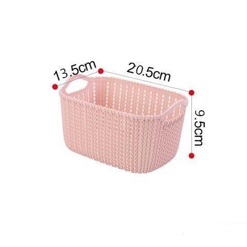 Household Imitation Vine Plastic Storage Basket Remote Control Cosmetic Fruit Storage Box