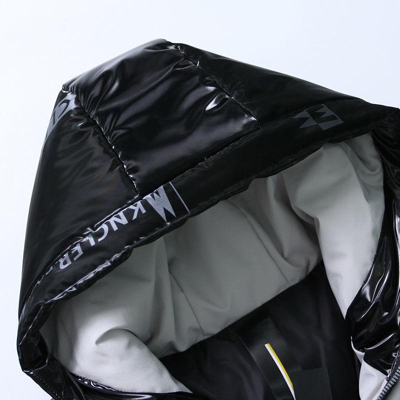 Winter Fashion Trend Down Jacket Men's Student Warm Thick White Duck Down Hooded Jacket