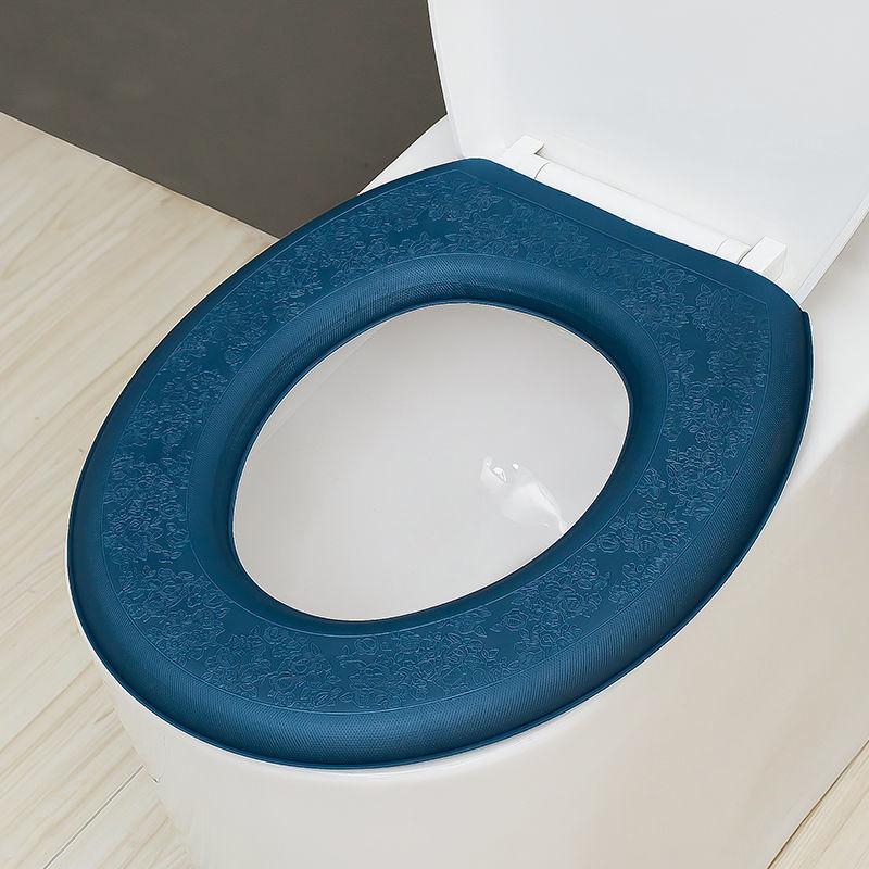 Universal Toilet Cushion Cover Waterproof and Warm Toilet Seat Cushion Household Paste Type Four Seasons Toilet Seat Toilet Seat
