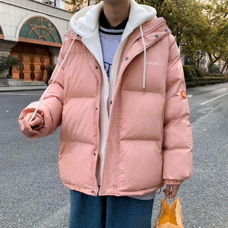 Winter Cotton Clothes Men's Trend Cotton Clothes Thick Bread Clothes Warm Fashion Padded Jacket
