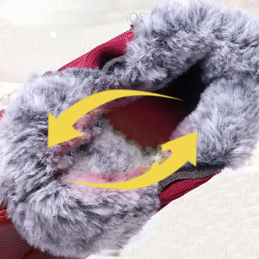 Women's Winter Cotton Shoes Fleece Warm Cloth Shoes Thickened Non-slip High-top Cotton Boots